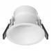 Foco empotrar LED fijo Redondo Ø80mm KONIC 8W 100º UGR19 IP54, Blanco ó Negro